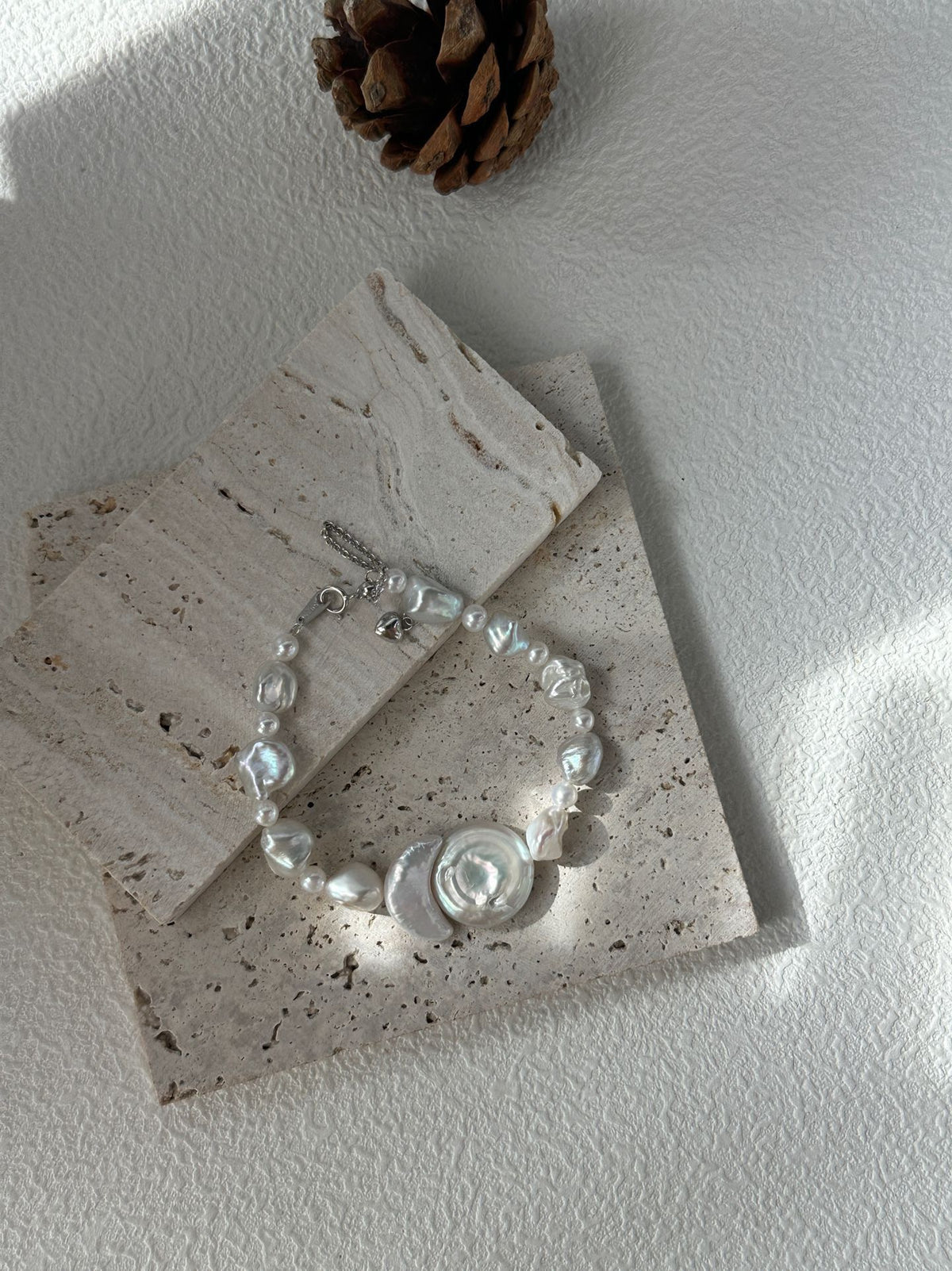 Sun & Moon Radiance Baroque Pearl Bracelet